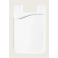 2 card Adhesive Cellphone Card Holder (White)