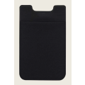 2 card Adhesive Cellphone Card Holder (Black)