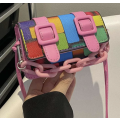 Mini Colour Block Handbag (Pink)
