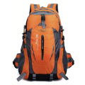 40L Unisex Water Resistant Travel / Hiking Backpack (Orange)
