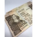 Vintage South African TWENTY RAND Bank Notes