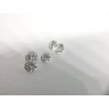 10 x G-H VVS 0.02CT Brilliant Cut Diamonds