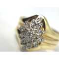 BEAUTIFUL Orchid Design Diamond Ring - MUST HAVE!!!
