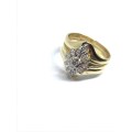 BEAUTIFUL Orchid Design Diamond Ring - MUST HAVE!!!