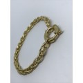 THICK Solid Gold Bracelet - AMAZING WORK!!!
