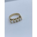 *4 X 0.30CT (18CT) CLUSTER RING* DELIVERY BY TUESDAY 24TH!!