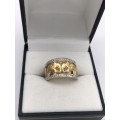 *SOLID GOLD ELEPHANT RING - BRILLIANT PIECE!!!* BID FROM R1!