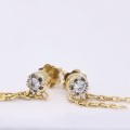 *18CT GOLD DIAMOND CHANDELIER EARRINGS* R1 BIDS!