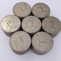 *20 X OLD SA COLLECTORS R1 COINS*BID PER 10!!!