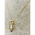 *GOLD PLATED PENDANT WITH BEAUTIFUL STONES* R1 BIDS!