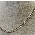 *SOLID SILVER DUAL CHAIN NECKLACE* R1 BIDS!