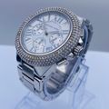 *BEAUTIFUL MICHAEL KORS DIAMANTE DRESS CHRONOGRAPH* R1 BIDS!!!