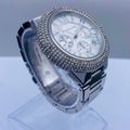 *BEAUTIFUL MICHAEL KORS DIAMANTE DRESS CHRONOGRAPH* R1 BIDS!!!