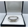 ***YELLOW GOLD & SILVER MENS BANDED ICON RING!***