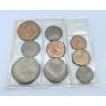 ***LOT OF 9 X 1953 BRITISH COINS - SEALED!***