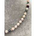 BEAUTIFUL YELLOW GOLD & SALTWATER PEARL NECKLACE - UNIQUE!!!*** R1 BIDS!