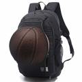Tech Backpack with Sporting Net & 10400mAh Powerbank COMBO - BLACK