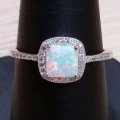 Exquisite Opal S925 Sterling Silver Ring - SIZE 7 | P