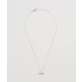 925 Sterling Silver T-bar Necklace - 40cm Curb Chain with Extender