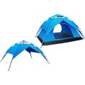 Camping tent 3-4 people, Automatic tent, Rainproof/Windproof tent