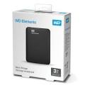 WD Elements 3TB Portable Hard Drive - Black