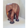 Vintage Wooden Elephant