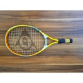 Three tennis raquets