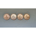Four Pennies - 1943, 2 x 1945, 1959