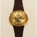 18K SOLID GOLD Gents 1970's Omega Dynamic Calendar Watch - Extremely Rare!