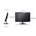 Samsung B2030 20` Widescreen LCD Monitor - Glossy Black (VGA + DVI-D)