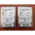 2 x 500GB 2.5" Laptop Hard Drive - Samsung - 1 bid for both drives