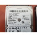 2 x 500GB 2.5" Laptop Hard Drive - Samsung - 1 bid for both drives