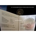 2017 Silver KRUGERRAND R1-00 1 ounce  Coin ,Premium Uncirculated, 50th Anniversary Commemorative -15