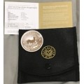 COMBO  2017 1/20th Gold Krugerrand Proof  coin & 2017 1oz Silver Krugerrand PU & Stamps and FDC