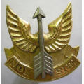 SADF - Wemmerpan Commando Bi-Metal bolt & nut Cap Badge/Berei Badge - NON SIBI MILITRY as issued