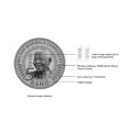 2018 NELSON Mandela R5-00 Hologramed Security Coin