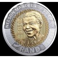 2018 NELSON MANDELA R5-00 Hologramed Security Coin