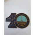 40 year commemorate brass plaque