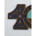 40 year commemorate brass plaque