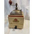 Wooden antique coffee grinder