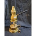 Brass Turkish coffee pot and stand