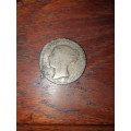 1865 Antique 1 Shilling Coin