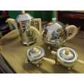 1930s Ever-Hot Art Deco Chrome Teapot Set(Offers Welcome)