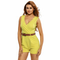 BEAUTIFUL BELT DETAIL SUMMER STYLE ROMPER (SMALL TO PLUS SIZE)