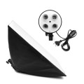 Photography Photo Studio Lighting 4 Socket Lamp Holder with 50x70CM Softbox