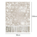 3x5FT 0.9mx1.5m Vinyl Snowflake Wood Floor Photography Backdrops Backgrounds Studio Props
