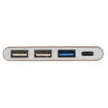 4 in 1 Type C to 3 Port USB USB-C Multiport Charging Converter HUB for Macbook DataTransfer
