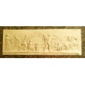 Antique style plaque "Haides abducting Persephone"