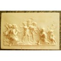 Antique style plaque "Children Playing"
