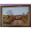 STUNNING ORIGINAL OIL PAINTING BY THE RENOWNED SOUTH AFRICAN ARTIST, MICHAEL HANCOCK